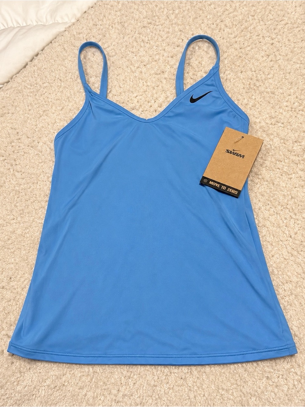 Nike Light Blue V-Neck Swim Camisole